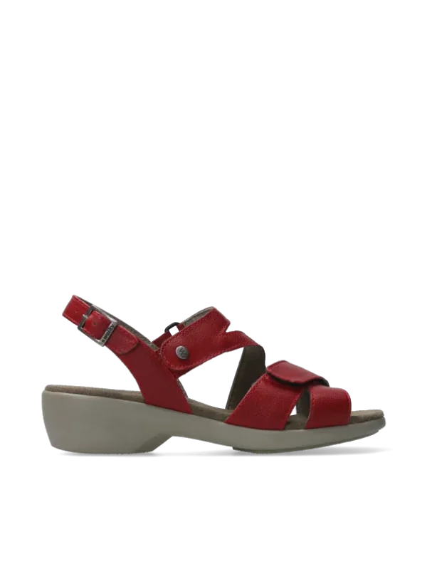 Wolky Fria - red vegan biocare Sandals for women