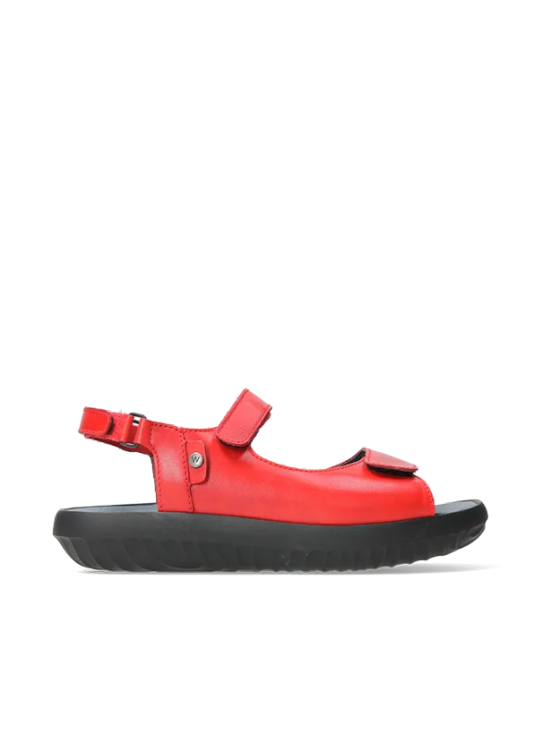 Wolky Sandals 0089050500 50500 red leather