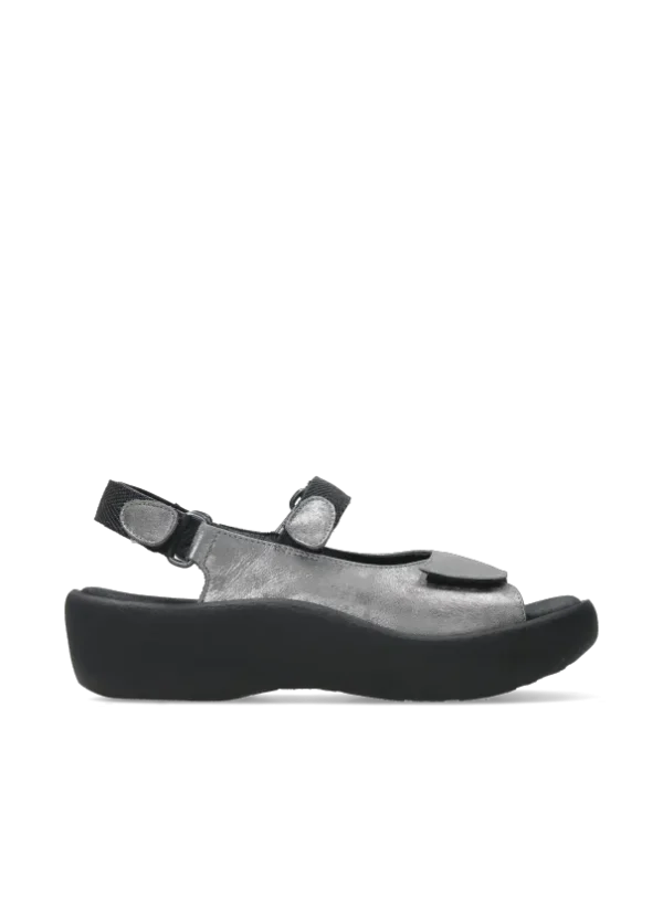 Wolky Jewel - grey nubuck Sandals for women