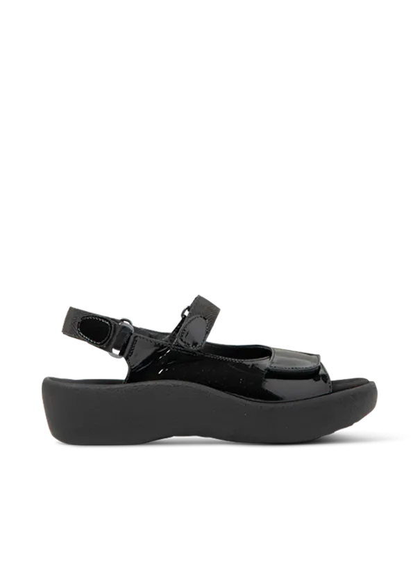 Wolky Sandals 0320420000 20000 black patent leather