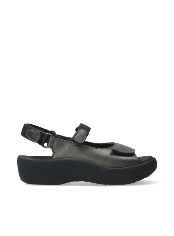 Wolky Jewel - inox leather Sandals for women