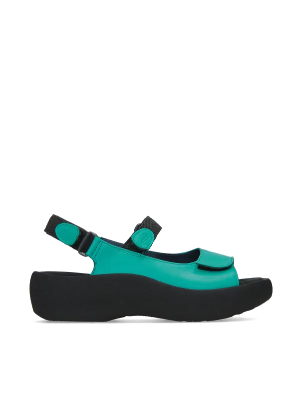 Wolky Sandals 0320434760 34760 turquoise leather