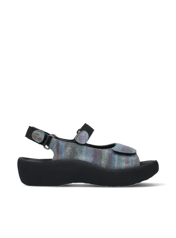 Wolky Sandals 0320443984 43984 multi jeans suede