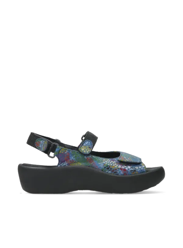 Wolky Jewel - jeans multi leather Sandals for women
