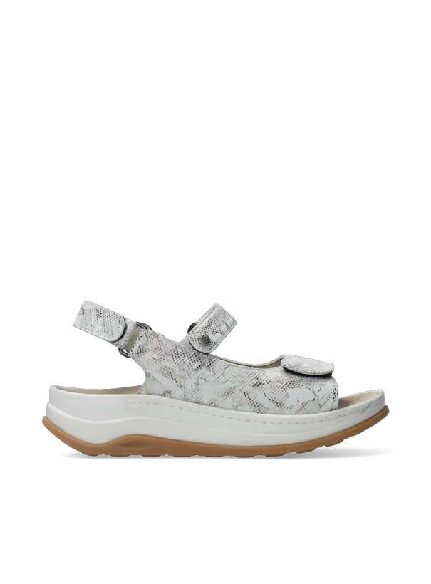 Wolky Sandals 0335075390 75390 beige flower leather