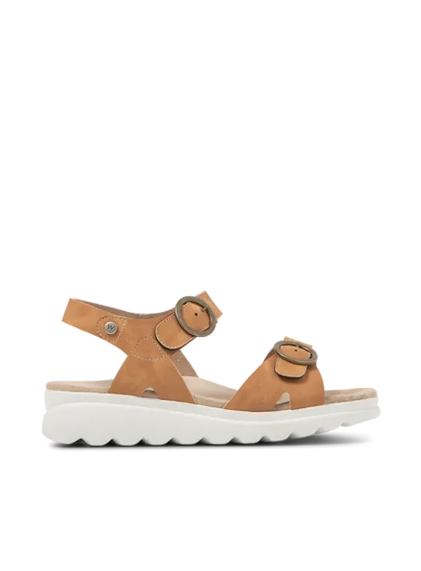Wolky Voyage - tan vegan biocare Sandals for women