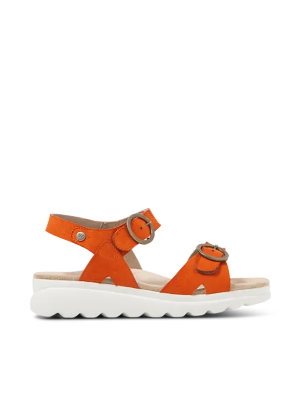 Wolky Voyage - brick vegan biocare Sandals for women