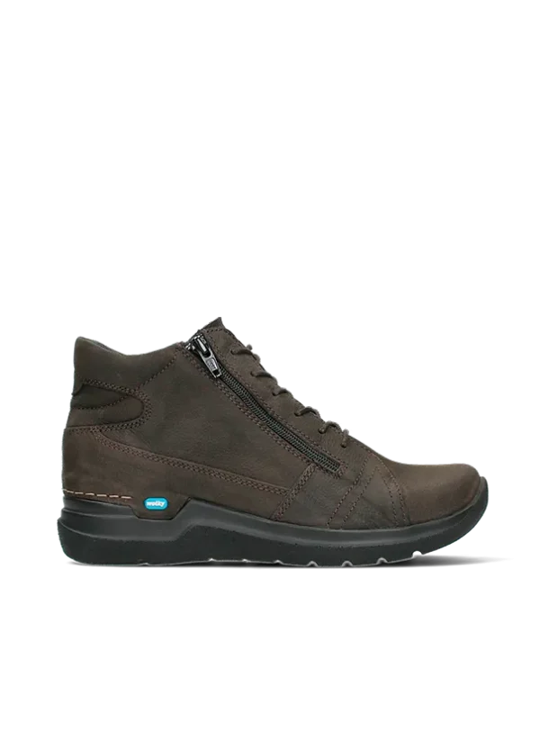 Wolky Why - brown nubuck Lace-up shoes for women