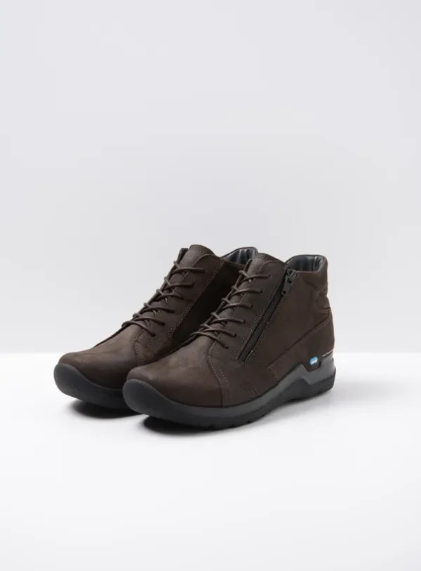 Wolky Why - brown nubuck Lace-up shoes for women
