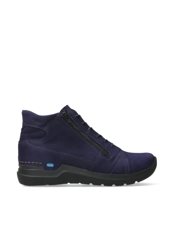 Wolky Why - purple nubuck Lace-up shoes for women