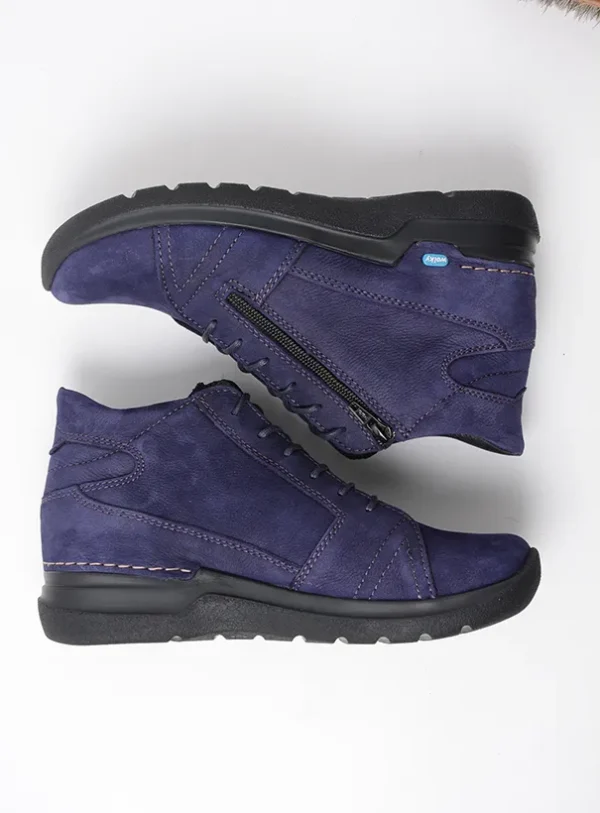 Wolky Why - purple nubuck Lace-up shoes for women