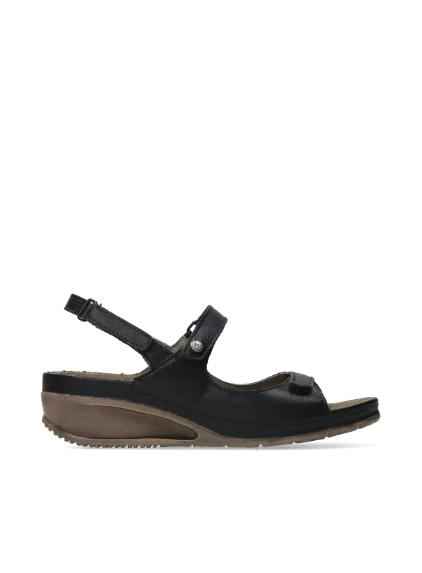 Wolky Wave 0041007000 07000 black vegan biocare