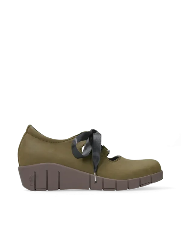 Wolky Boston - olive nubuck Ankle support shoes for women