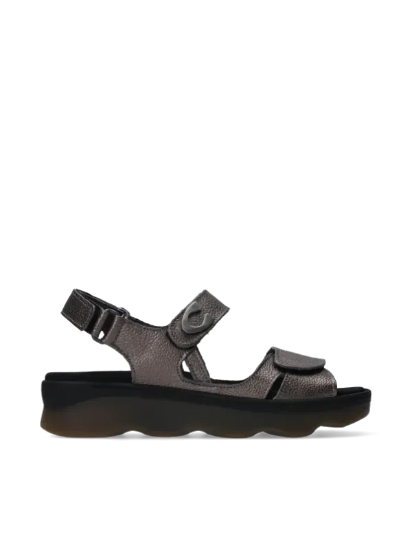 Wolky Medusa - bronze leather Sandals for women