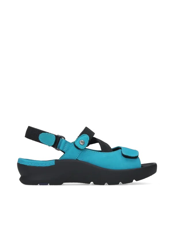 Wolky Women’s shoes 0392511760 11760 turquoise nubuck