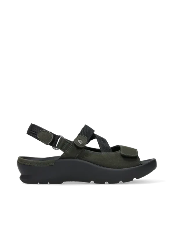 Wolky Lisse - cactus nubuck Sandals for women