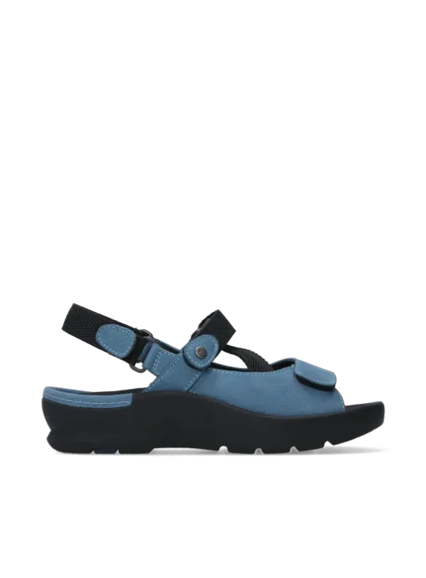 Wolky Lisse - baltic blue nubuck Sandals for women