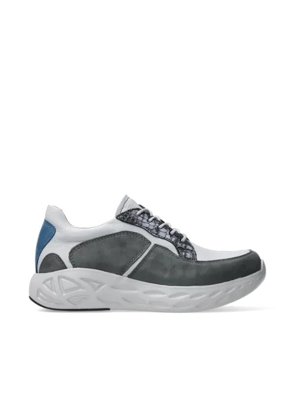 Wolky Bounce - anthracite combi leather Sneakers for women
