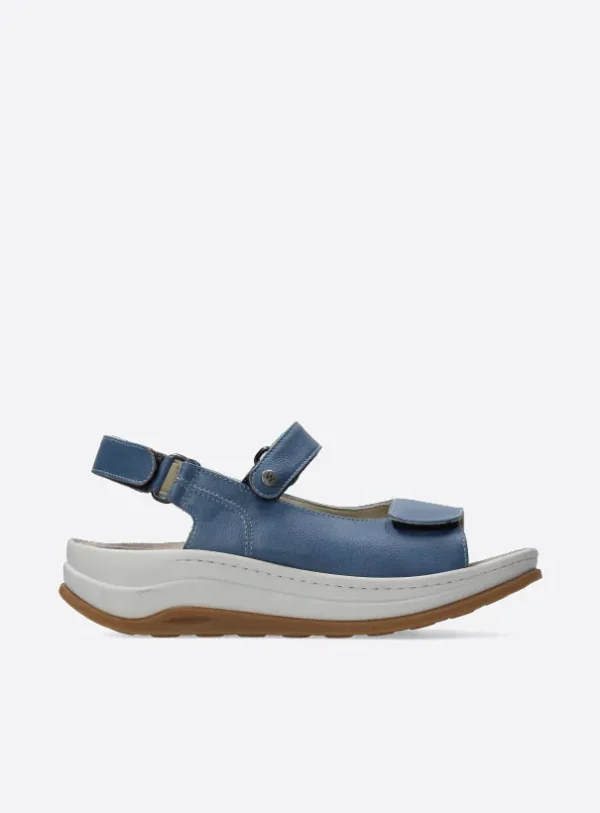 Wolky Adura - sky blue vegan biocare Sandals for women