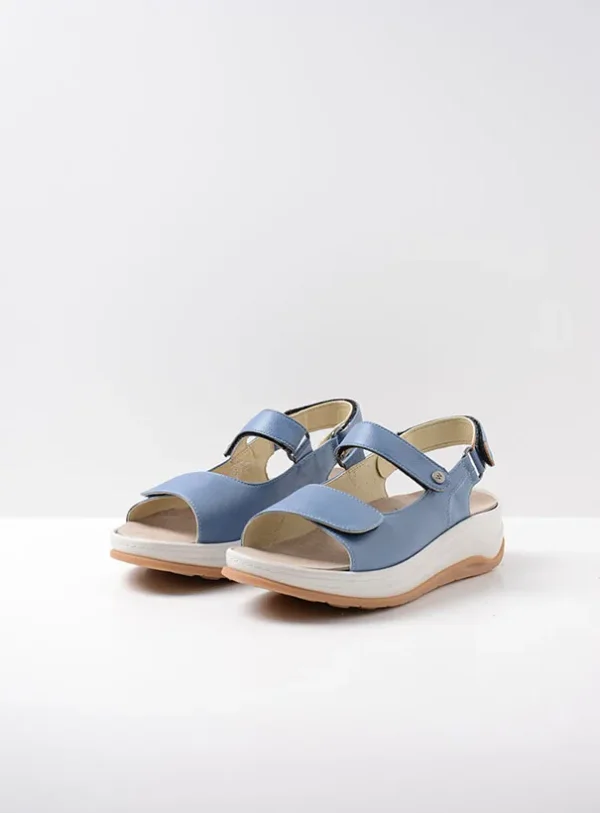 Wolky Adura - sky blue vegan biocare Sandals for women