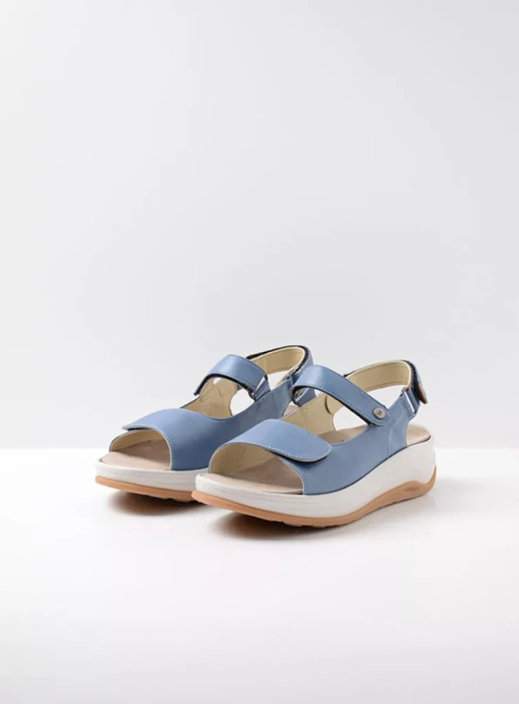Wolky Sandals 03350 Adura 07815 sky blue vegan biocare