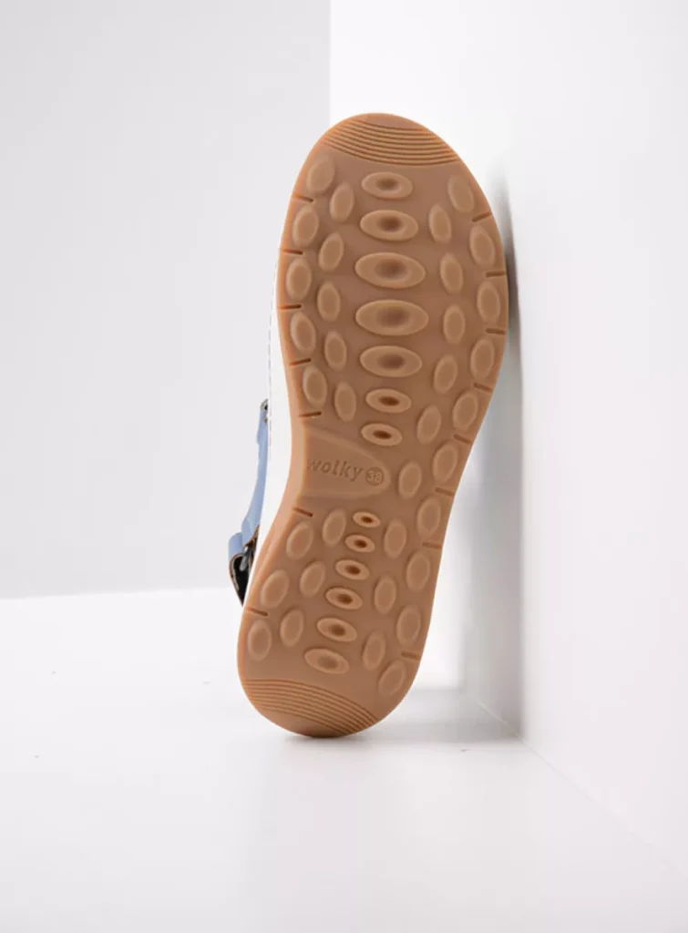 Wolky Sandals 03350 Adura 07815 sky blue vegan biocare