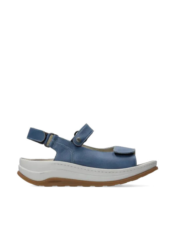 Wolky Adura - sky blue vegan biocare Sandals for women