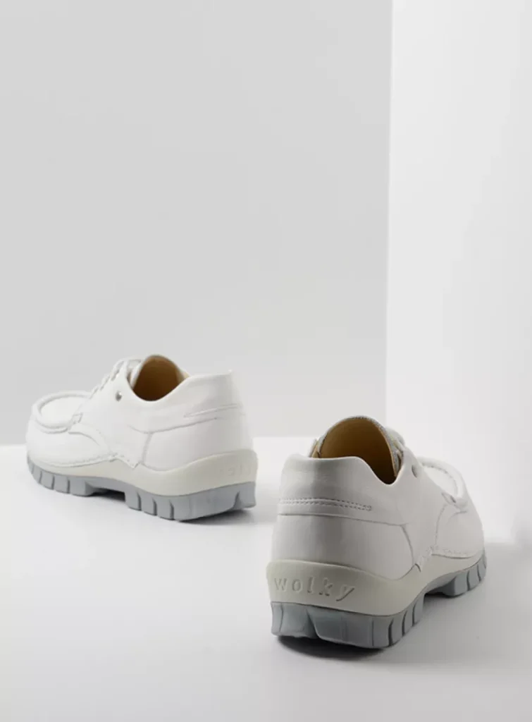 Wolky Lace-up shoes 04701 Fly Summer 20180 white/light blue leather