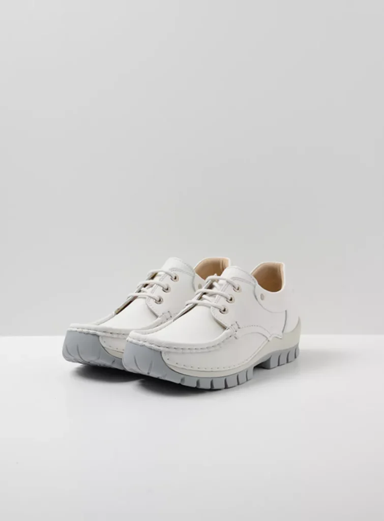 Wolky Lace-up shoes 04701 Fly Summer 20180 white/light blue leather