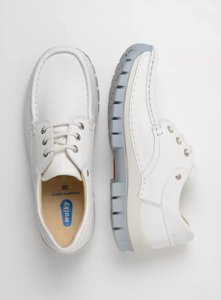 Wolky Lace-up shoes 04701 Fly Summer 20180 white/light blue leather